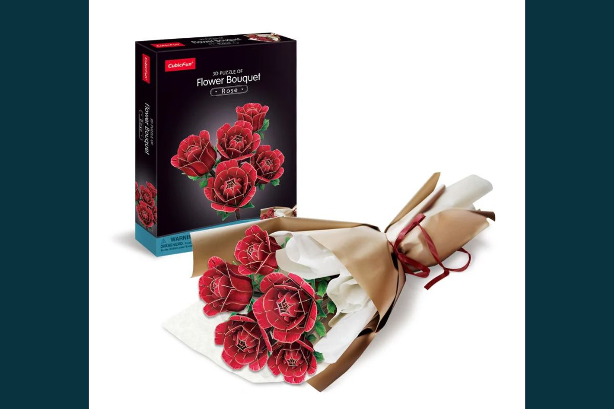 Bó Hoa Hồng Lắp Ráp DIY – Món Quà Sáng Tạo Cho Bé